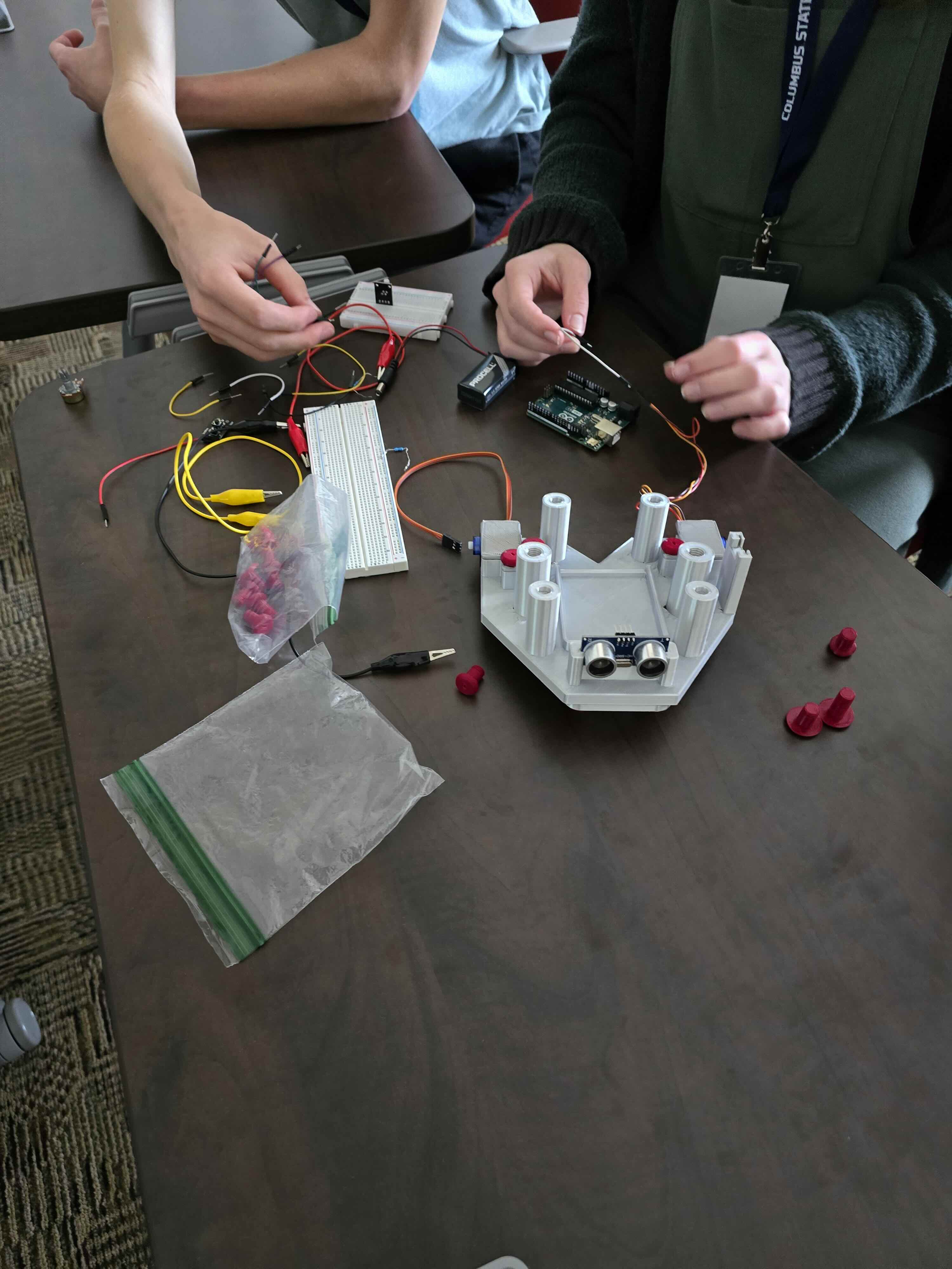 Lab tour during Electronics Engineering Technology Day